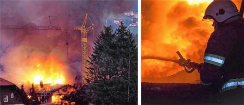Dank der 83 ehrenamtlichen Helfer ist es den Nieder- und Oberaudorfer Feuerwehren möglich, im Notfall zu jeder Zeit auszurücken.Foto Kellerer/ dpa