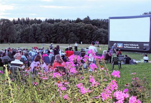 Das Open-Air-Kino kam im vergangenen Jahr so gut an, dass es heuer wiederholt werden soll. Foto Ammelburger/RE