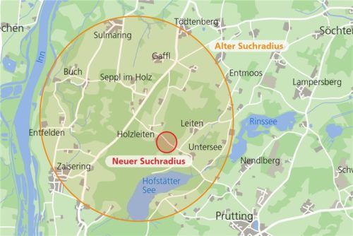 Das Suchgebiet für den Mobilfunkmasten wurde deutlich eingegrenzt. Foto Klinger/OVB