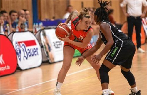 Das Ziel ist klar: Danielle Shafer und der TSV Wasserburg wollen die Tabellenführung verteidigen.Foto Stefan Pfuhl