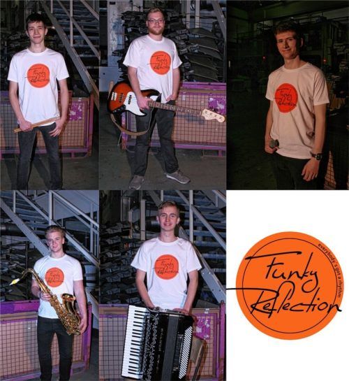 Die Band „Funky Reflection“ lädt zu Jazz und Groove ein.Foto re