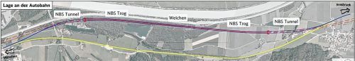 Die Deutsche Bundesbahn hat kürzlich ihre Pläne für die weitere Trassenführung im Bereich „Kirnstein – Grenze D/A“ veröffentlicht. Die Entscheidung hat deutliche Auswirkungen für Flintsbach.Foto  www.brennernordzulauf.eu