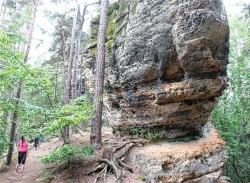 Die Eiszeit schuf zwischen Isergebirge und Riesengebirge imposante Ablagerungen. Fotos Kurt Sohnemann