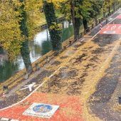 Kolbermoors erste Fahrradstraße ist fertig