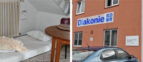 Die Herberge in der Königsseestraße ist ein Angebot für alle Menschen, die ohne den Unterschlupf die Nacht auf der Straße verbringen müssten. Foto Peter Schlecker