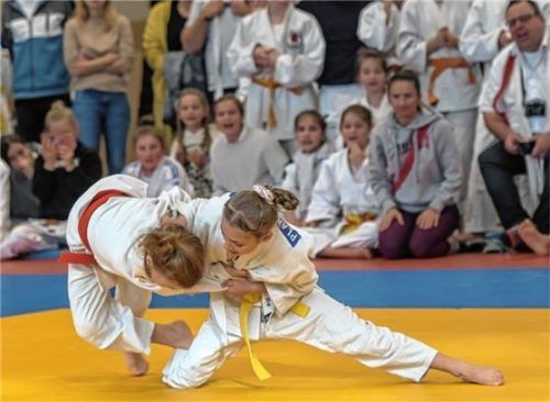 Die „Power-Girls“ der Kampfgemeinschaft Bad Aibling – Miesbach sind in der Judo-Jugendliga über sich hinausgewachsen. Foto  Judo Team Bad Aibling