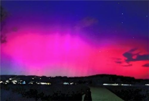 Dieses schöne Polarlicht-Foto gelang unserem Leser Philipp Loweg. Foto Loweg