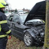 Ölspur als mögliche Unfallursache