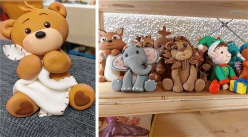 Für Kindergeburtstage oder Taufen stellt Susanne Reese vor allem tierisches Gebäck als Tortendekoration her. Fotos Beuerlein