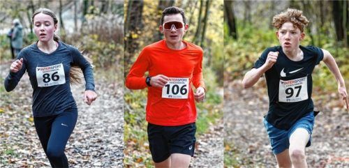 Gute Leistungen: Anita Blersch (links) vom TSV Brannenburg siegte in der Jugend W14, Moritz Wolferstetter (Mitte) vom TSV Wasserburg wurde Zweiter in der Jugend U18 und Sebastian Soldner (rechts) vom TSV Brannenburg gewann in der Jugend M14.Foto Stuffer