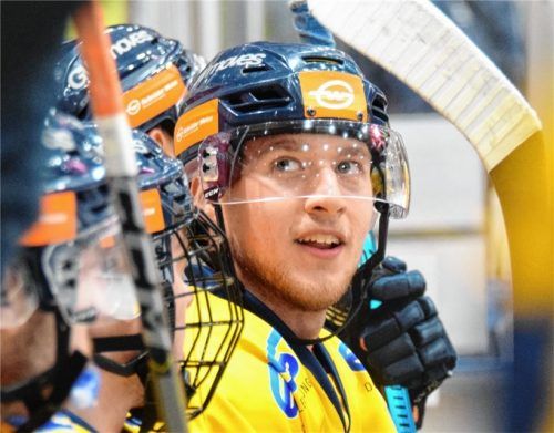 Leon Decker war Torschütze, Passgeber und Instagram-Admin beim 12:3-Erfolg der Löwen in Selb. Foto Paolo del Grosso