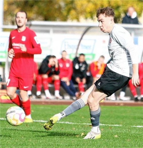 Liam Markulin hat mit dem TSV 1860 Rosenheim ein Heimspiel.Foto Wolfgang Fehrmann