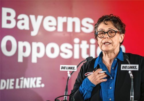 Sieht sich aufgrund von Zahlungen aus der Parteikasse harscher Kritik einiger Parteimitglieder ausgesetzt: Adelheid Rupp aus Tuntenhausen, Landessprecherin der Linken in Bayern. Foto dpa/Uwe Lein