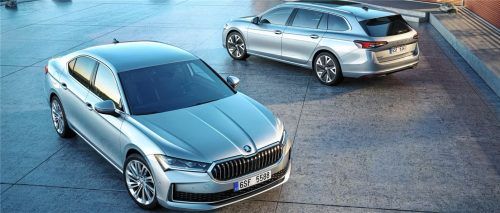 Skoda Superb Limousine und Combi. Foto Autoren-Union Mobilität/Skoda