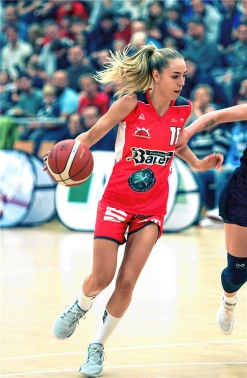 Sophie Perner erzielte elf Punkte für Wasserburgs Basketball-Damen.Foto Lisa Sünkel