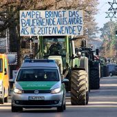 Bayerische Bauern auf Berliner Demo