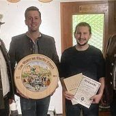 Schützenscheibenübergabe und eine Ehrung