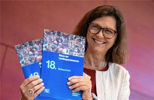 Bilanz und Ausblick: Ilse Aigner aus Feldkirchen blickt auf weitere fünf Jahre als Landtagspräsidentin voraus. Foto dpa