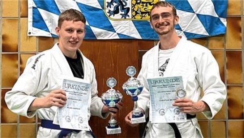 Christian Meyer und Kilian Gantner holten den Titel im Duo der Erwachsenen.Foto re