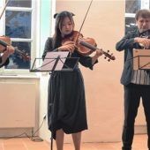 Drei Bratschisten verzaubern das Publikum im Chorherrenstift