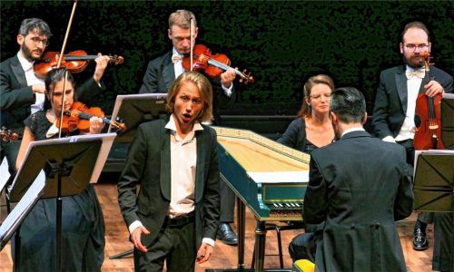 Der Countertenor Iurii Iushkevich brachte das Publikum zum Rasen.Foto janka