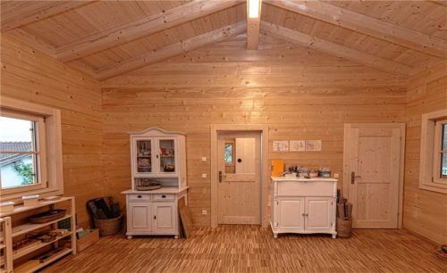 Der Innenraum des Kindergartens strahlt Wärme und Geborgenheit aus.Fotos Thomae