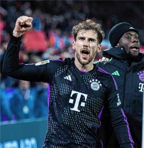 Die Bayern und Leon Goretzka wollen im Heimspiel gegen Union Berlin den nächsten Heimsieg bejubeln. Foto Rolf Vennenbernd