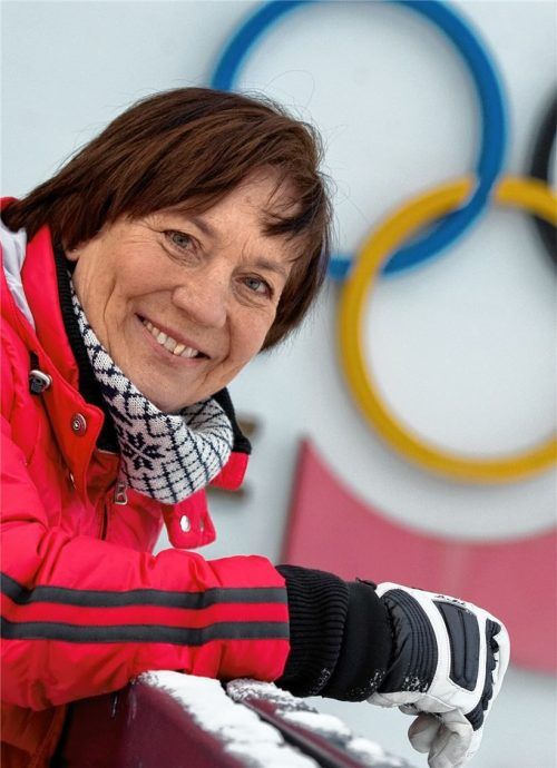 Die ehemalige Skirennläuferin Rosi Mittermaier gewann am 8. Februar 1976 ihre erste und am 11. Februar ihre zweite olympische Goldmedaille und wurde zu „Gold-Rosi“. Sie starb am 4. Januar 2023.Foto DPA