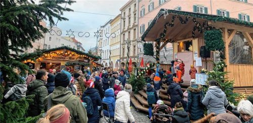Die Familientage auf dem Christkindlmarkt fanden laut WV großen Anklang. Foto WV