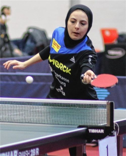 Die Nummer 28 der Weltrangliste, Dima Meshref, spielt in der Rückrunde für den SV DJK Kolbermoor. Foto Gerhard Erlich