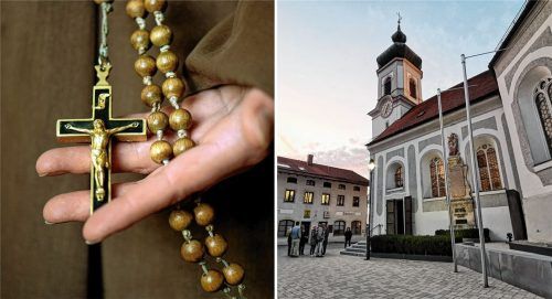 Die Schockwellen des kirchlichen Missbrauchsskandals erreichten auch Gemeinden in der Region, wie Maitenbeth. Hier soll Pfarrer Ludwig Axenböck in seiner Amtszeit Kinder sexuell missbraucht haben, teilte die Erzdiözese mit. Foto Leitner/DPA/Arno Burgi