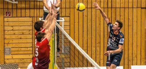 Fabian Bartsch war einmal mehr das Maß aller Dinge. Er sicherte sich mit seiner Leistung gegen Regensburg seine sechste MVP-Medaille. Foto fab