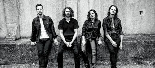 Freuen sich, auf den Auftritt beim Rosenheimer Sommerfestival (von links): Johannes Stolle, Andreas Nowak, Stefanie Kloß und Thomas Stolle. Foto Olaf Heine