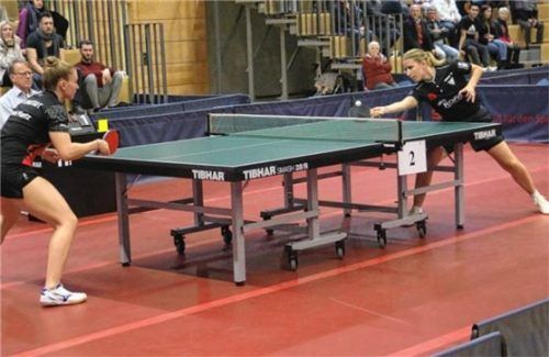 Im Duell zwischen Kristin Lang (rechts) und Chantal Mantz darf man am Sonntag gespannt sein, wer das bessere Ende für sich hat. Foto Gerhard Erlich