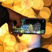 Gut beleuchtet Richtung Abgrund