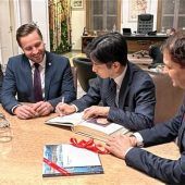 Hoher Besuch in Rosenheim