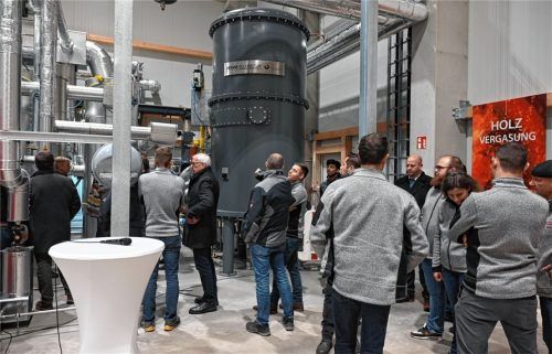 Mit der neuen Holzvergaseranlage schreiben die Stadtwerke Rosenheim Geschichte. Foto Peter Schlecker