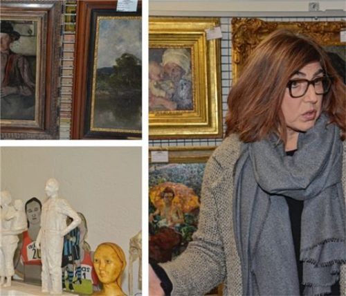 Neben Gemälden gibt es auch zahlreiche Skulpturen im Depot der Städtischen Galerie zu sehen. Für Galerieleiterin Monika Hauser-Mair ist dieser Ort etwas Besonderes.