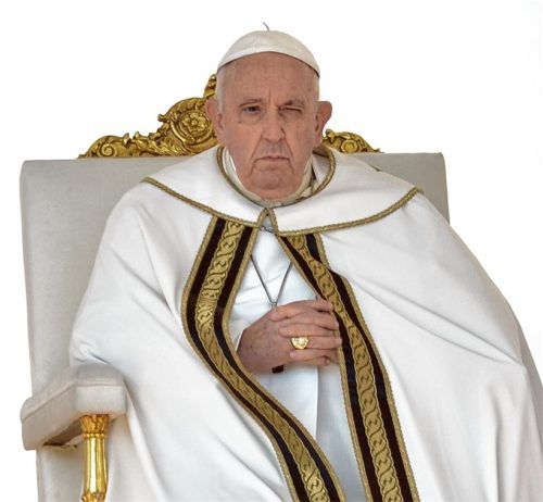 Papst Franziskus billigt nun die Segnung homosexueller Paare.Foto DPA