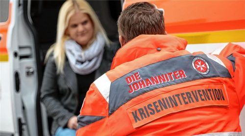 Seelenhelfer in schweren Zeiten: die Krisenintervention der Johanniter, aufgebaut im Corona-Stillstand. Fotos Andreas Jacob