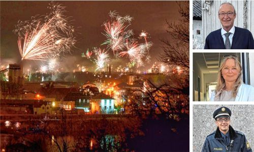 Silvester in Rosenheim: Vor dem Jahreswechsel bleiben die Regale bei Obi feuerwerksfrei, das Tierheim wappnet sich für gestresste Tiere und die Polizei bereitet sich auf einen arbeitsreichen Abend vor. (Bild oben: Matthias Stöcker, Obi-Leiter Region Rosenheim, Mitte: Andrea Thomas, Vorsitzende des Tierschutzvereins Rosenheim und unten Robert Maurer von der Rosenheimer Polizei. Foto Ziegler, Obi, mb, Schlecker