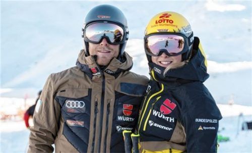 Tim Hronek und Daniela Maier (von links): Der Saison-Auftakt verlief für beide unterschiedlich. Foto Louis Strohkendler