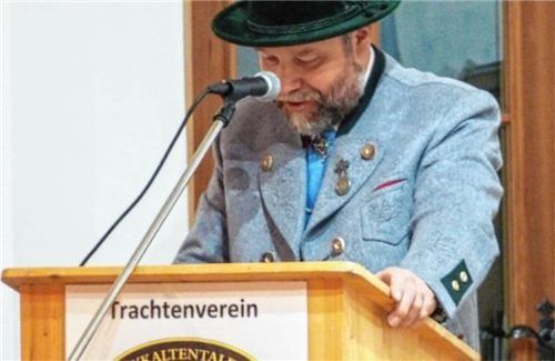 Vorsitzender Franz Haigermoser blickt auf ein intensives und erfolgreiches Vereinsjahr zurück. Foto Aerzbäck