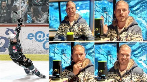 Zu Gast beim OVB-Starbulls-Podcast „Hart gecheckt“: der ehemalige Starbulls-Torjäger Stephan Gottwald. Heute ist er Polizist und immer noch Mitglied des erweiterten Rosenheimer Vorstands. Foto Hans-Jürgen Ziegler