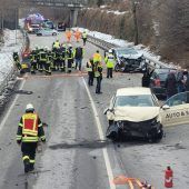 Karambolage auf der Bundesstraße
