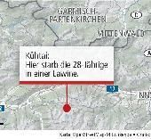 Lawine reißt 28-Jährige in den Tod