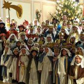 120 Sternsinger auf dem Weg