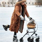 Eisiges Vergnügen auf dem Seeoner See