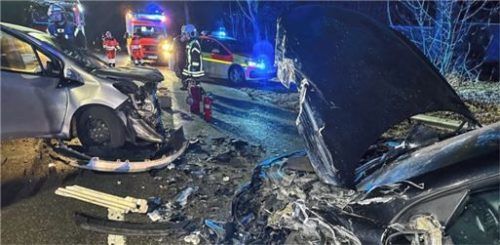An den Fahrzeugen entstand Totalschaden in Höhe von rund 12000 Euro. Foto Barth
