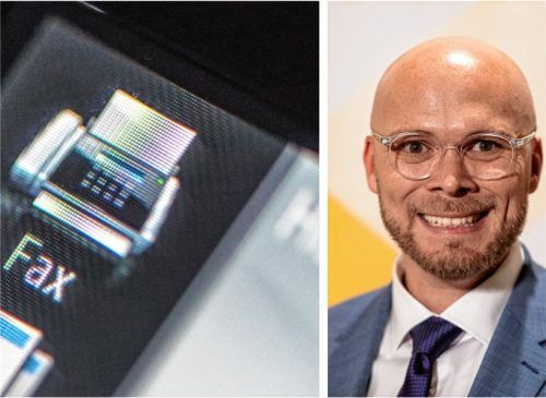 Bayerns Digitalminister Fabian Mehring von den Freien Wählern will Faxgeräte aus der öffentlichen Verwaltung des Freistaates verbannen. Fotos dpa/Lennert Press